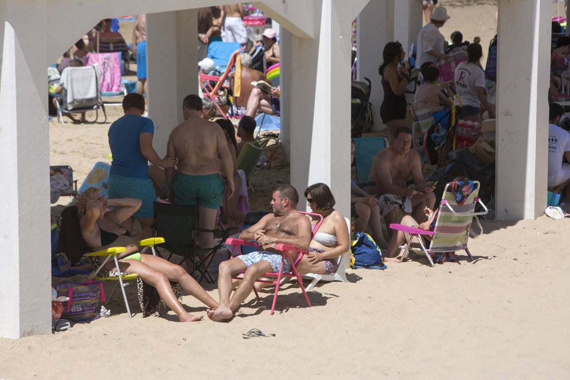 Playa de La Caleta en Cádiz capital