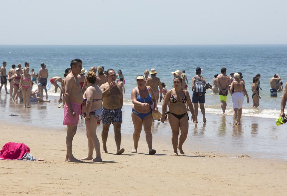 Playa de Cortadura en Cádiz