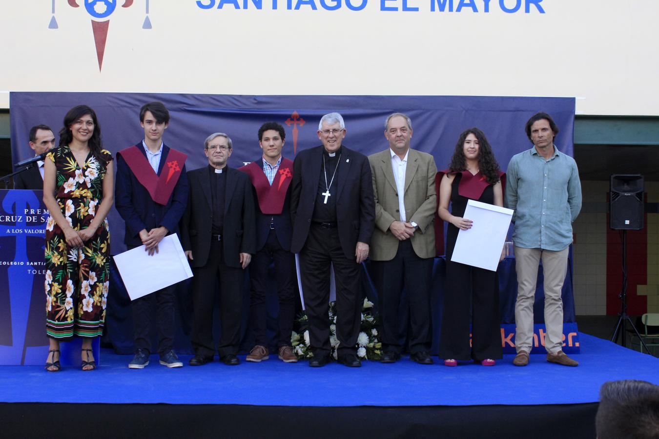 La graduación de los alumnos del colegio Santiago el Mayor de Toledo, en imágenes