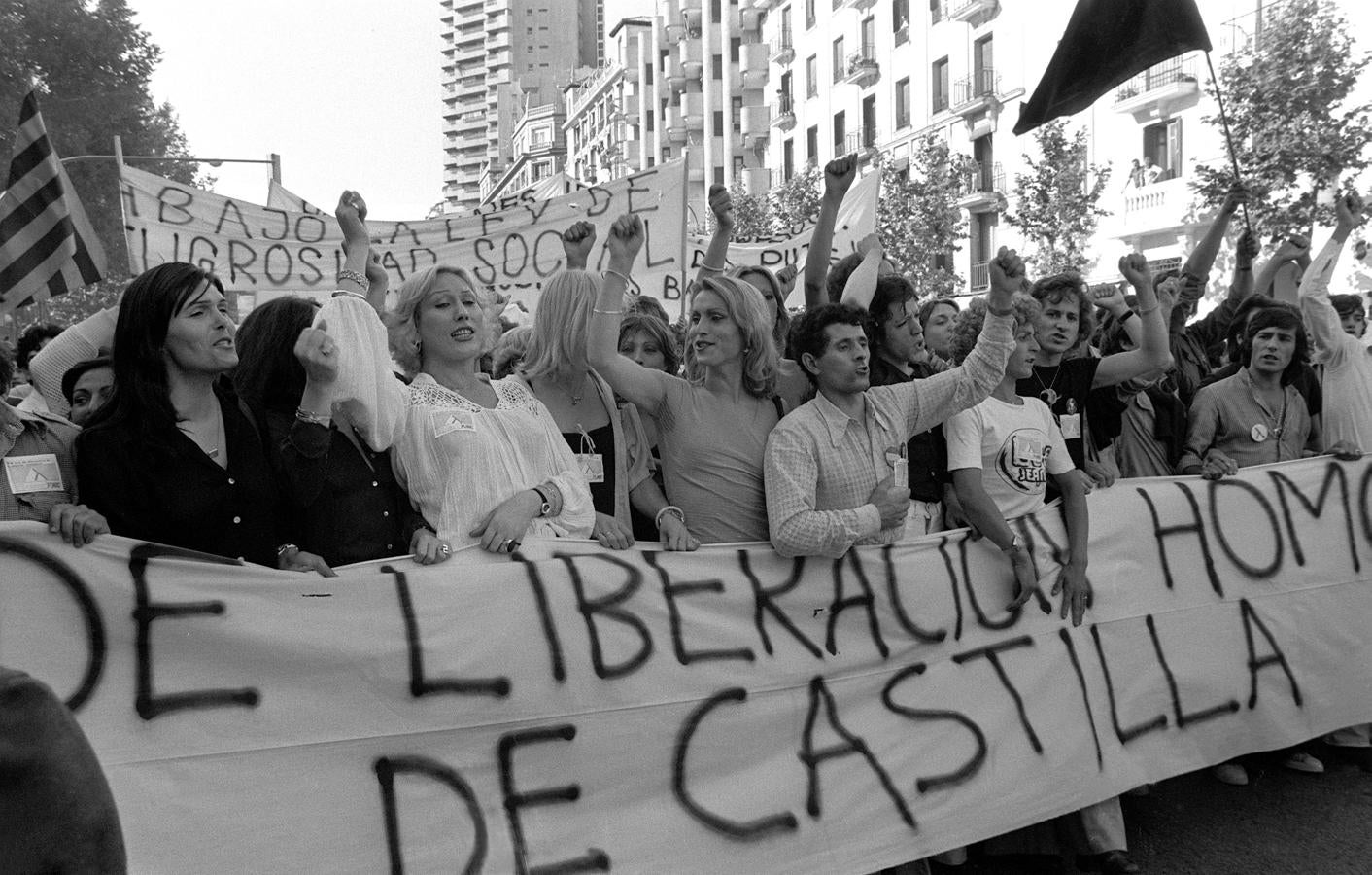 Estuvo liderada por un conjunto de personas trans, que pedían la abolición de la Ley de Peligrosidad Social. 