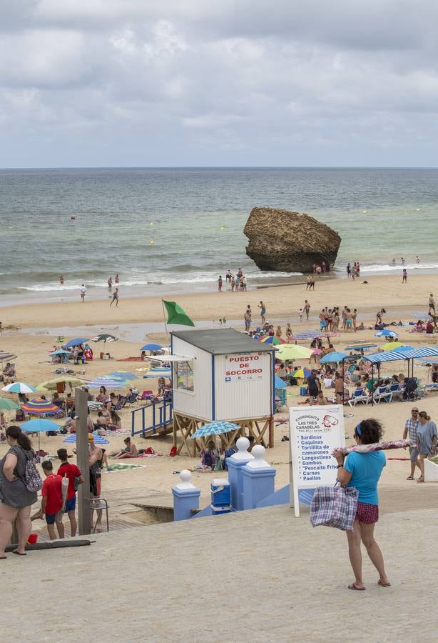 Primeros días de julio en la playa de Matalascañas