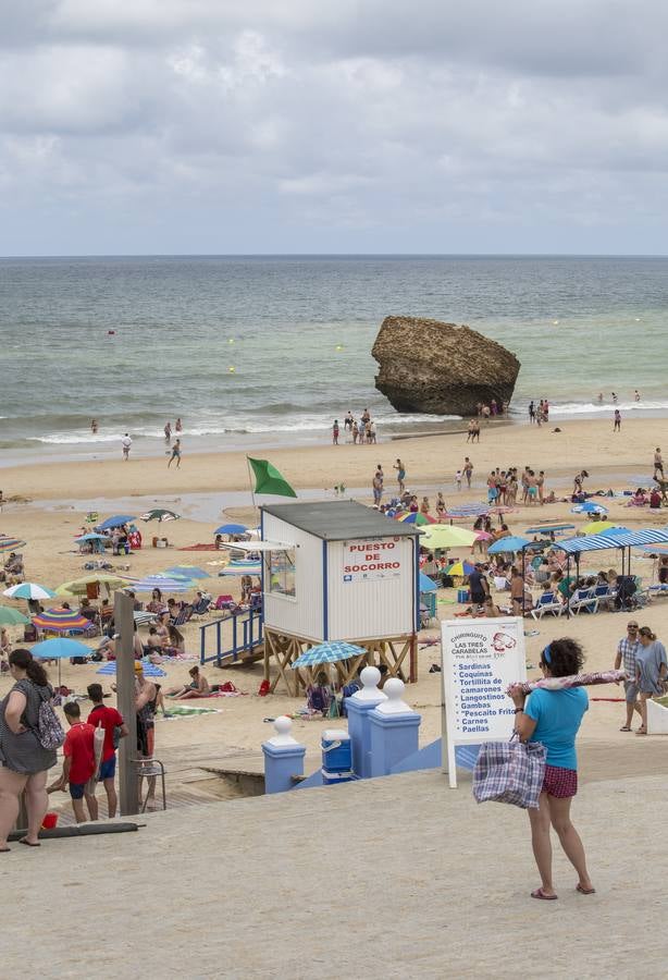 Primeros días de julio en la playa de Matalascañas