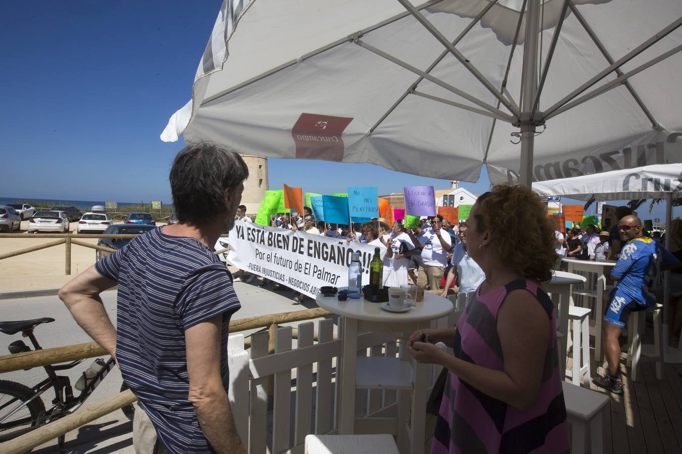 Manifestación en El Palmar