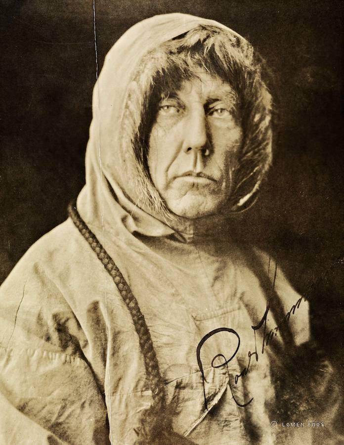 El explorador noruego Ronald Amundsen. 