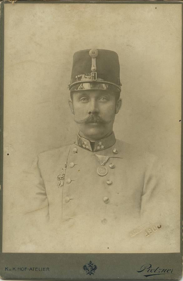 Retrato del arquiduque Fernando de Austria en 1906. 