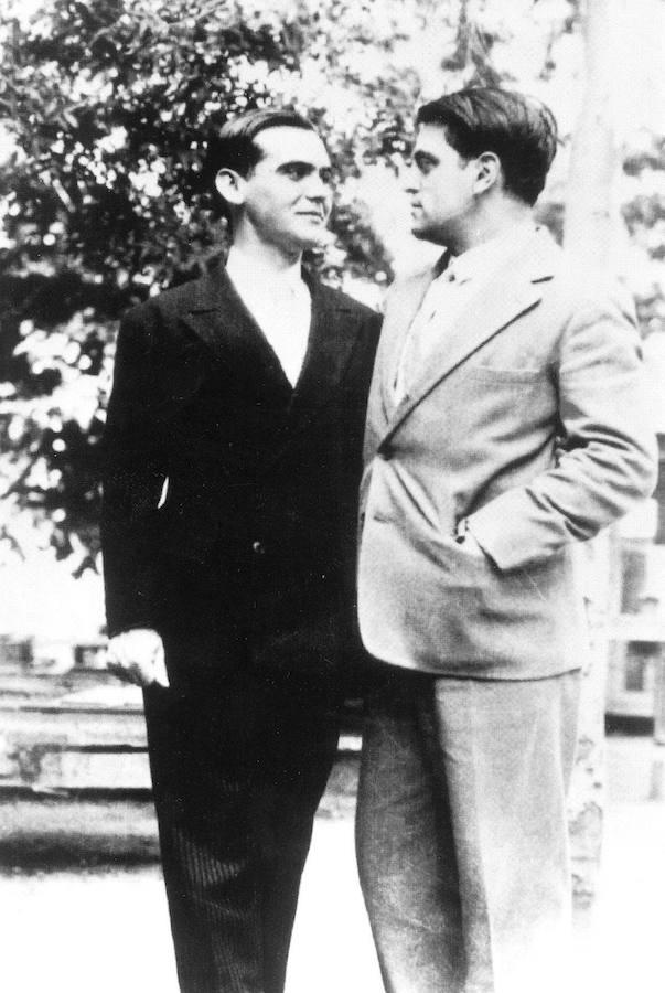 Luis Buñuel y García Lorca. 