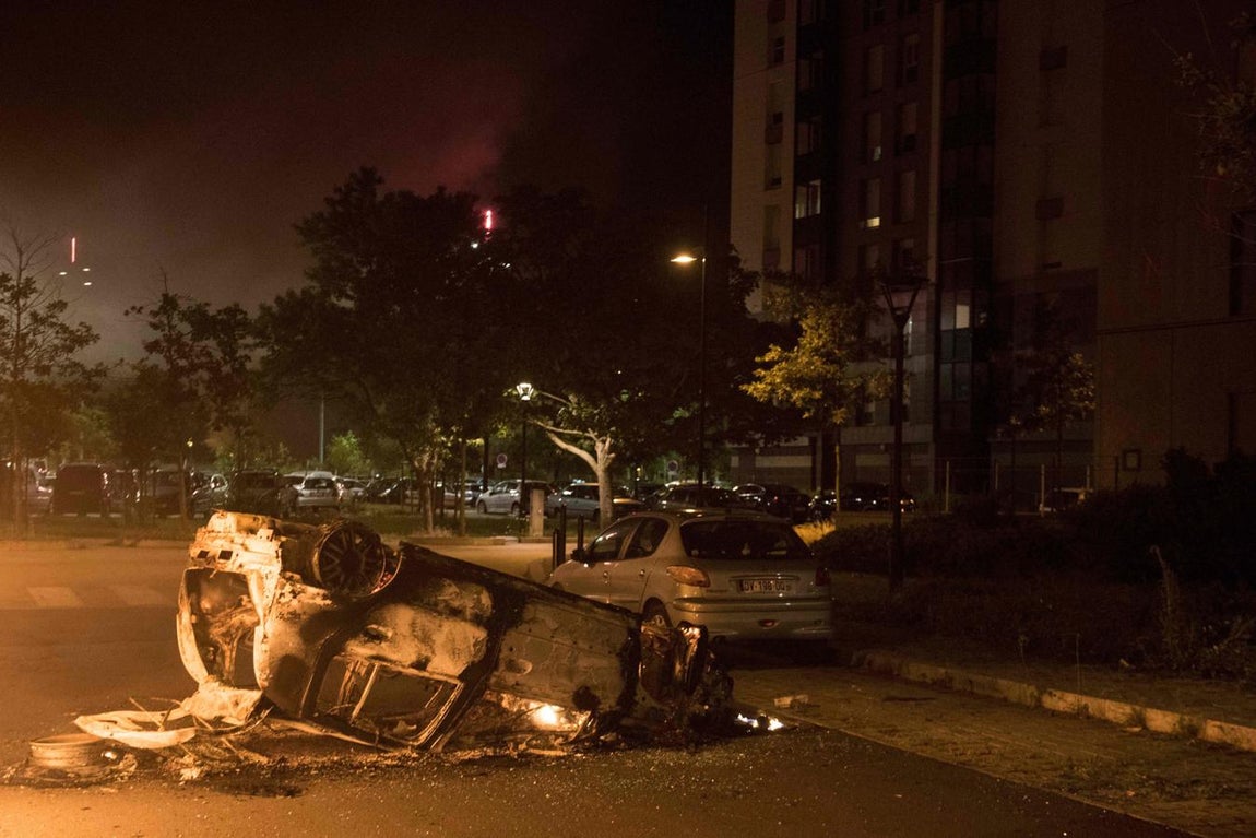 Las impresionantes fotografías que dejan tres noches de altercados