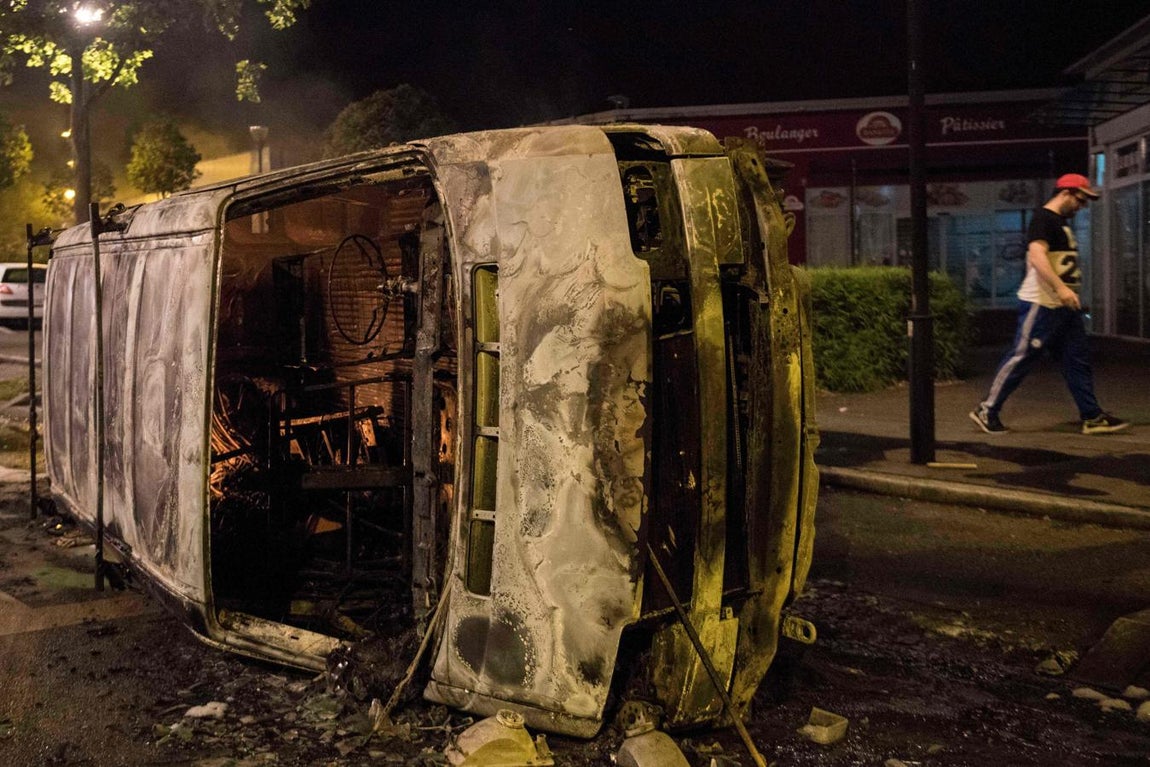 Las impresionantes fotografías que dejan tres noches de altercados