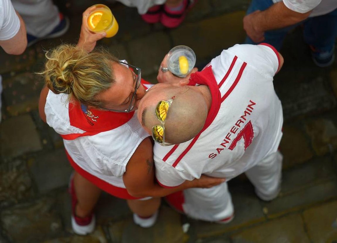 En imágenes: el chupinazo de San Fermín 2018