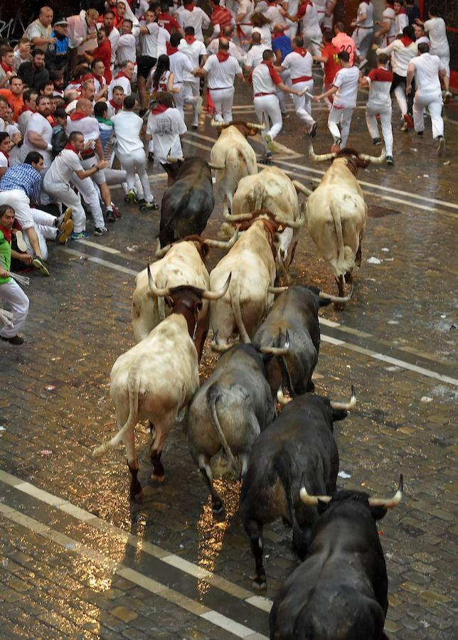 Las mejores imágenes del segundo encierro de los Sanfermines 2018