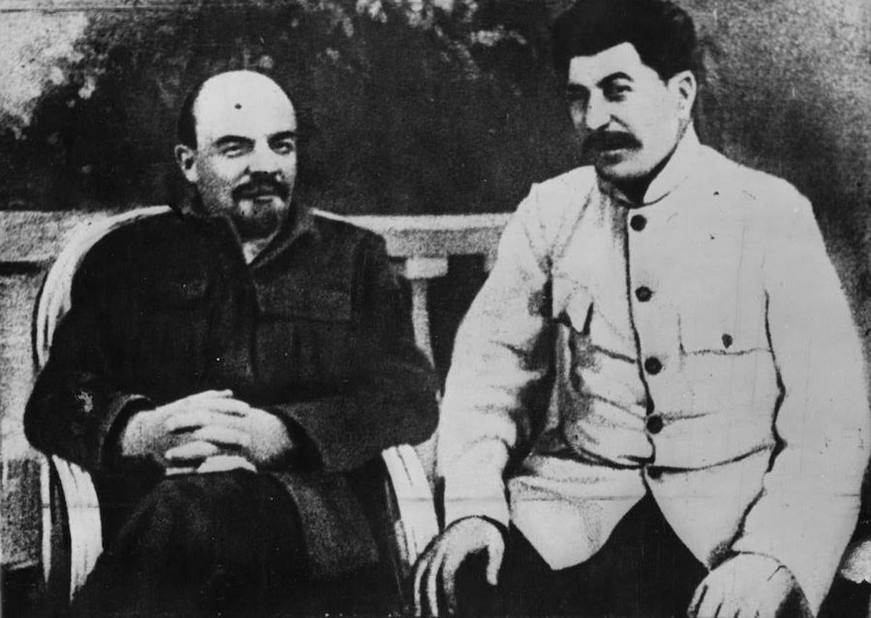 Lenin y Stalin. 