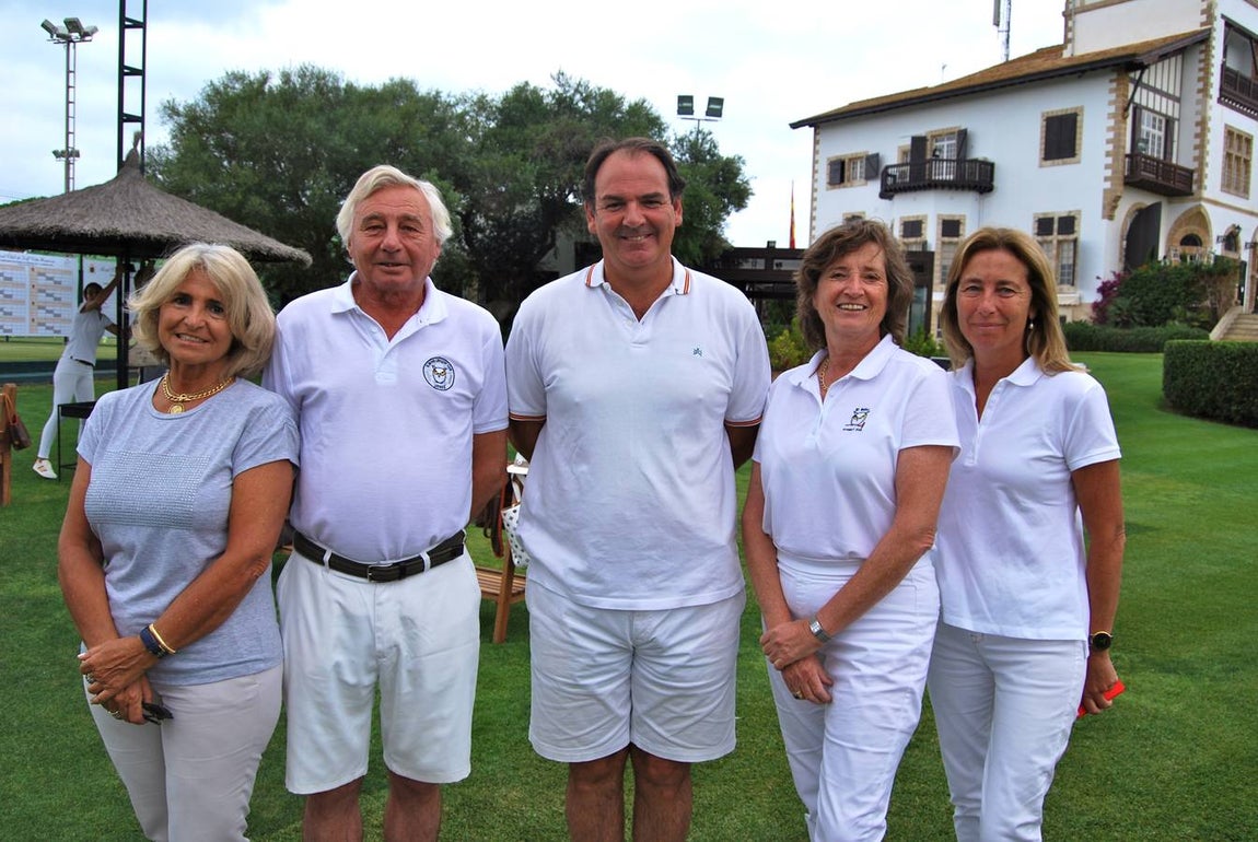 Inmaculada Florido, José Enrique Otte, Alfonso de la Calle, Adela Rebuelta y Marta Fernández del Riego