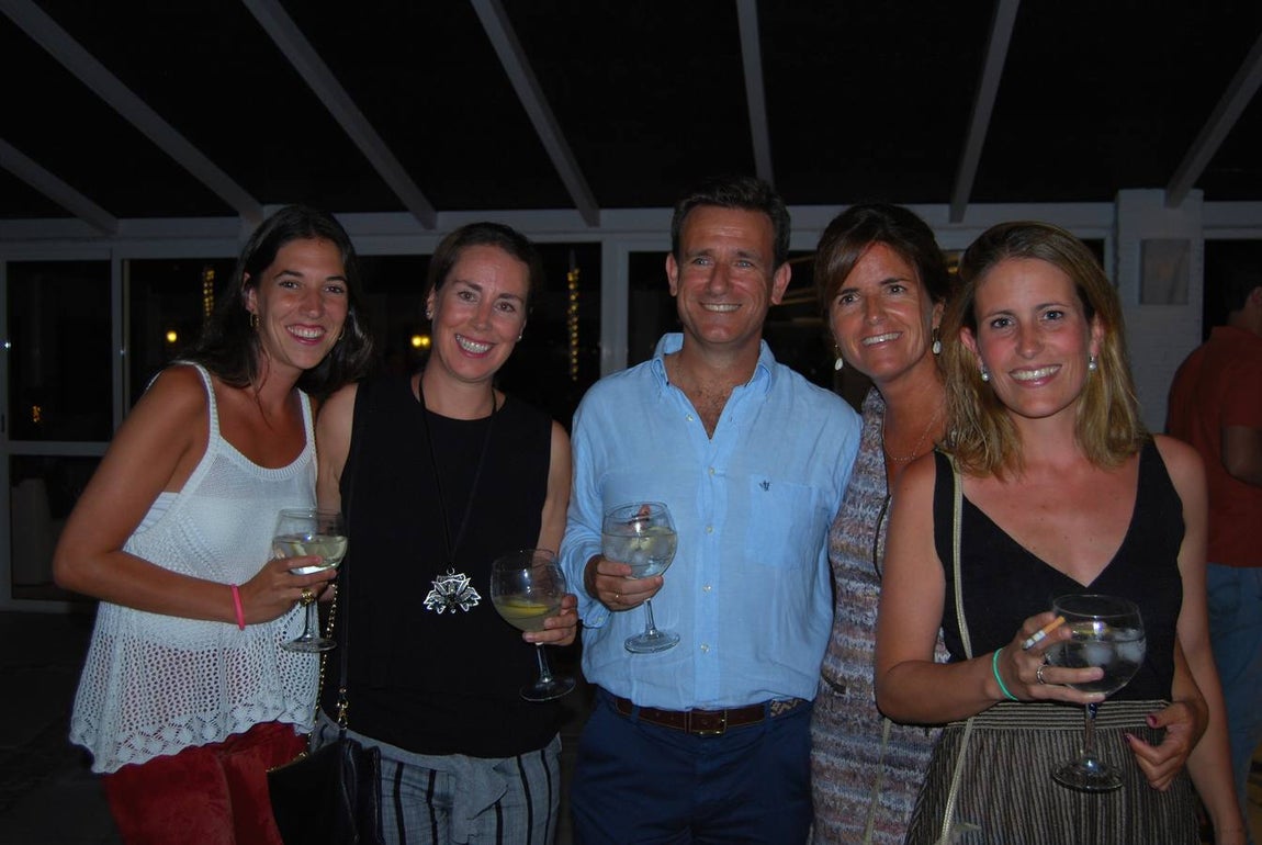 Rocío Díaz, Pilar Oderiz, Fernando Pemán, Belén Falcón y Mercedes Romero
