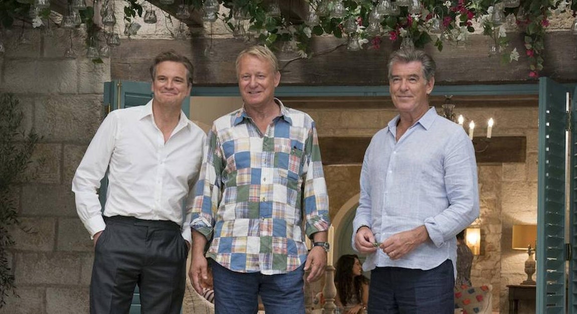 13. (De izda a dcha) Harry (COLIN FIRTH), Bill (STELLAN SKARSGÅRD) y Sam (PIERCE BROSNAN)
