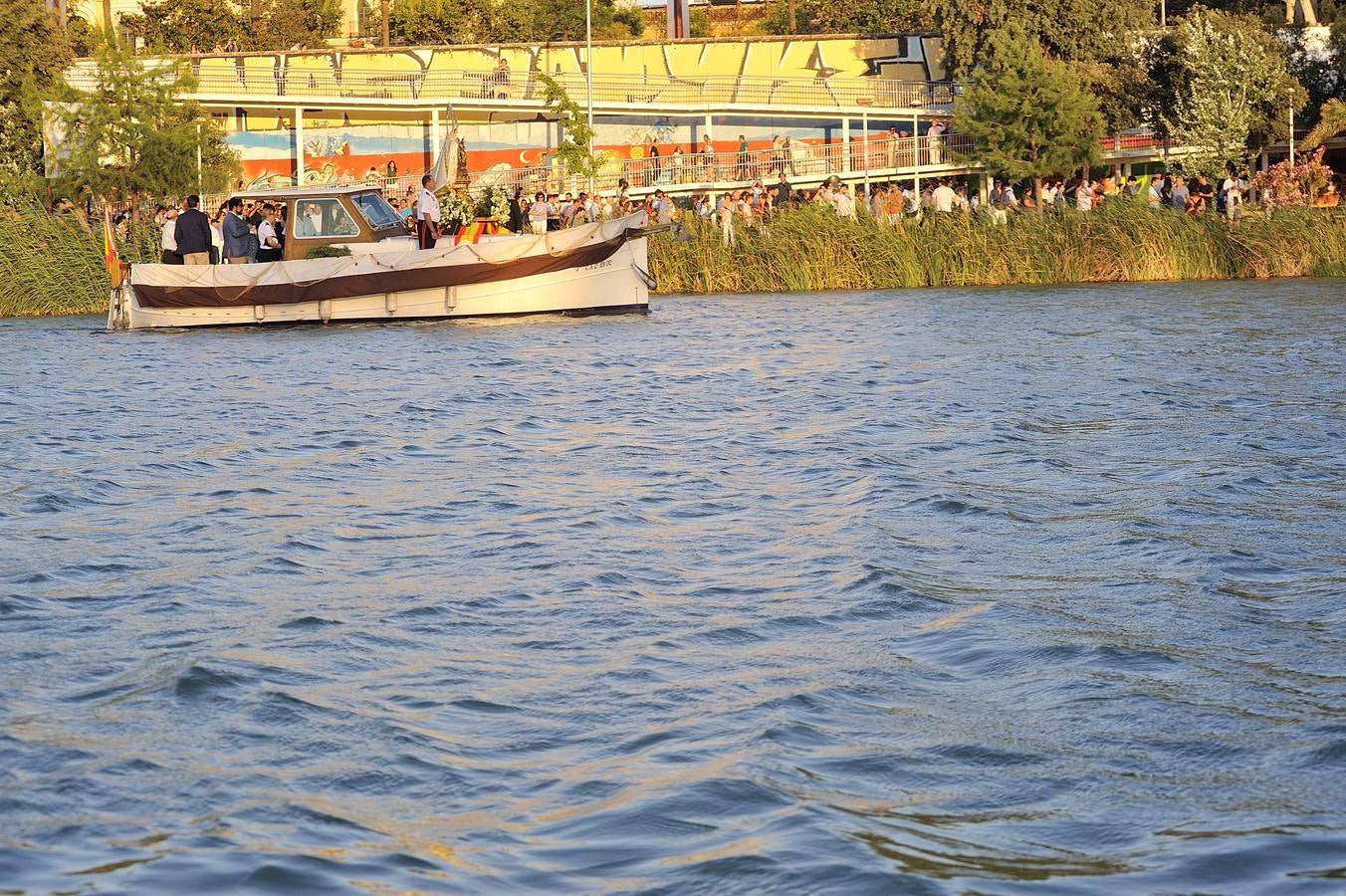 Procesión fluvial de la Virgen del Carmen de Calatrava