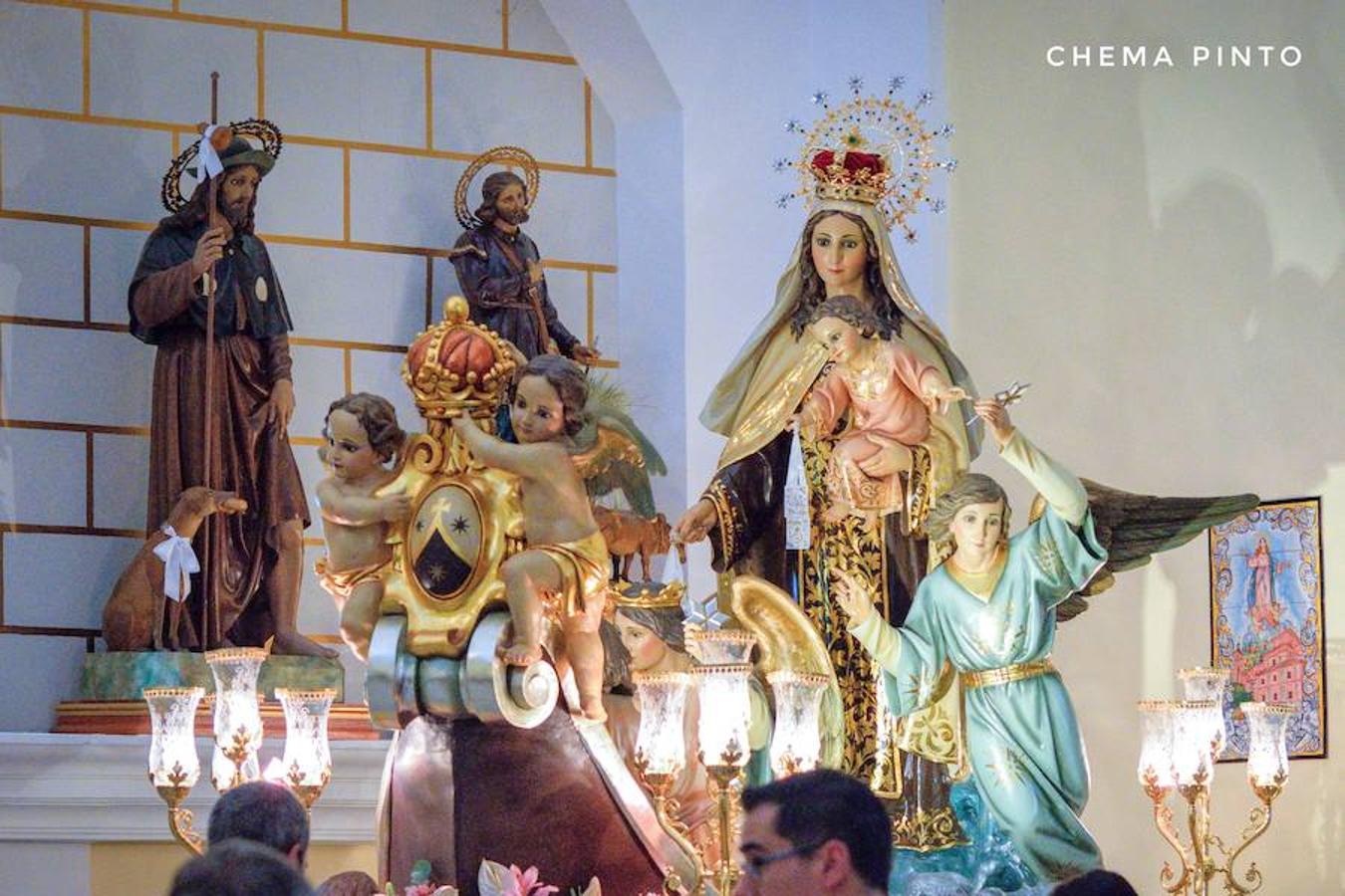 Procesión de la Virgen del Carmen en Alameda de la Sagra