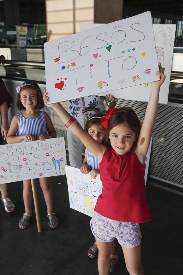 El regreso a Córdoba de los soldados de la Brigada de Cerro Muriano, en imágenes