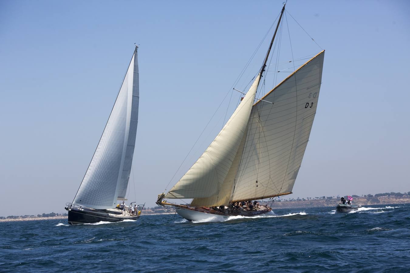 Último día de la Regata de Vela Clásica en Puerto Sherry