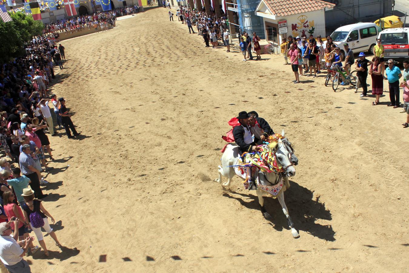 Las imágenes de las carreras de caballos enjaezados de Carpio de Tajo