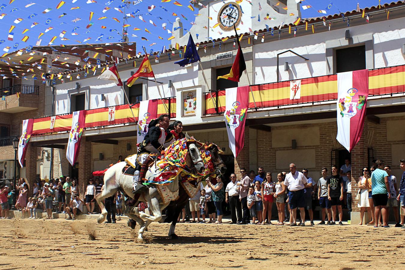 Las imágenes de las carreras de caballos enjaezados de Carpio de Tajo