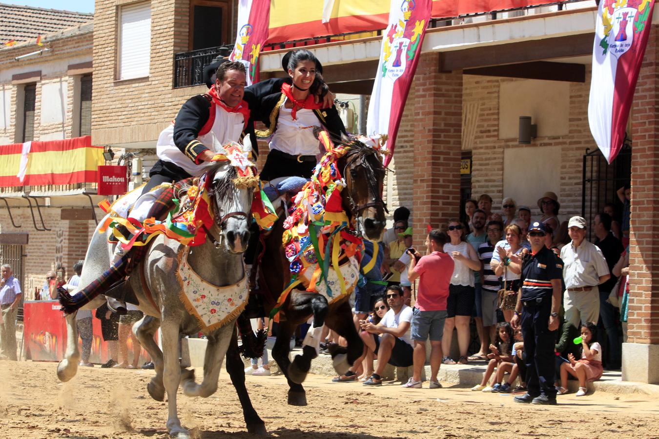 Las imágenes de las carreras de caballos enjaezados de Carpio de Tajo