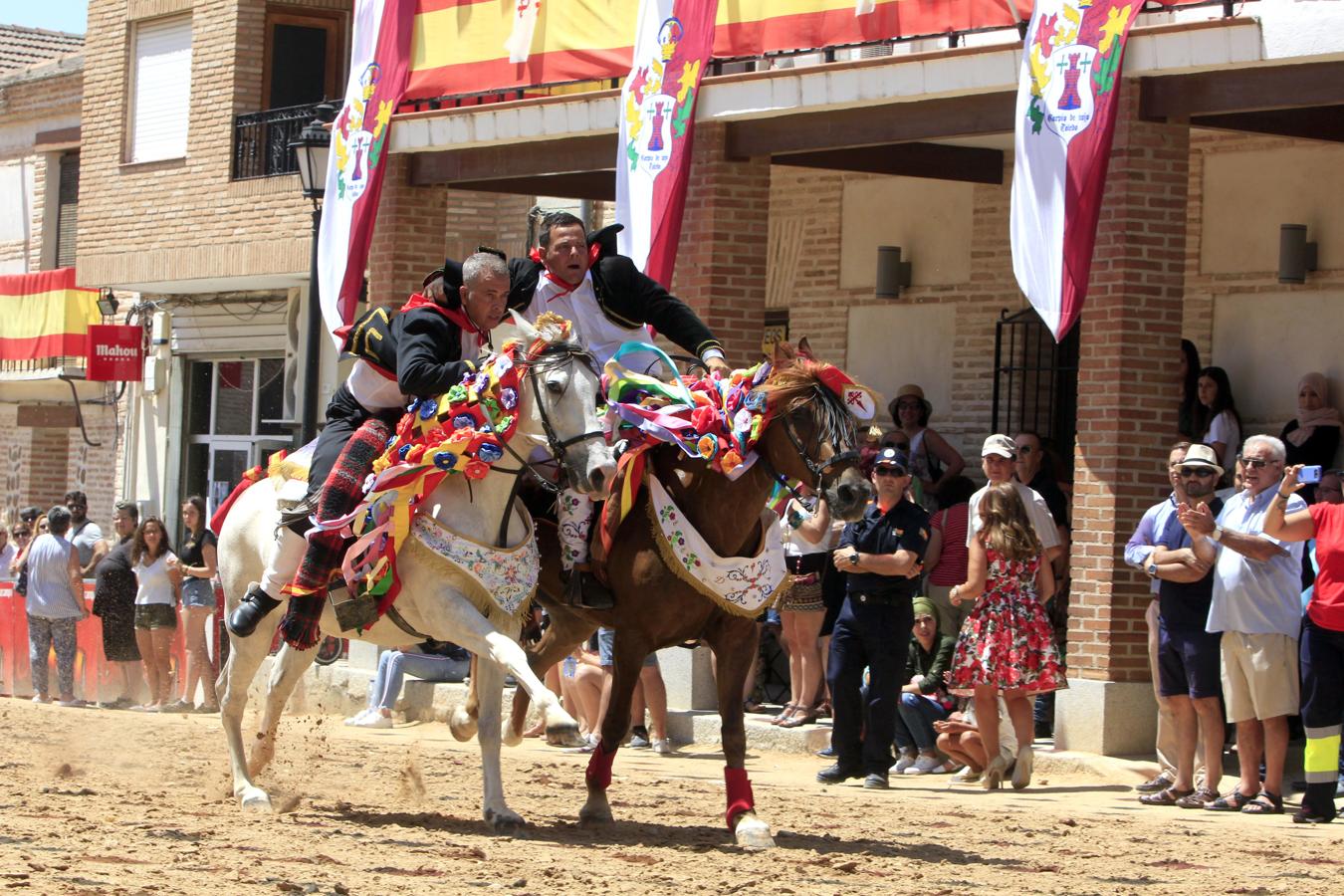 Las imágenes de las carreras de caballos enjaezados de Carpio de Tajo