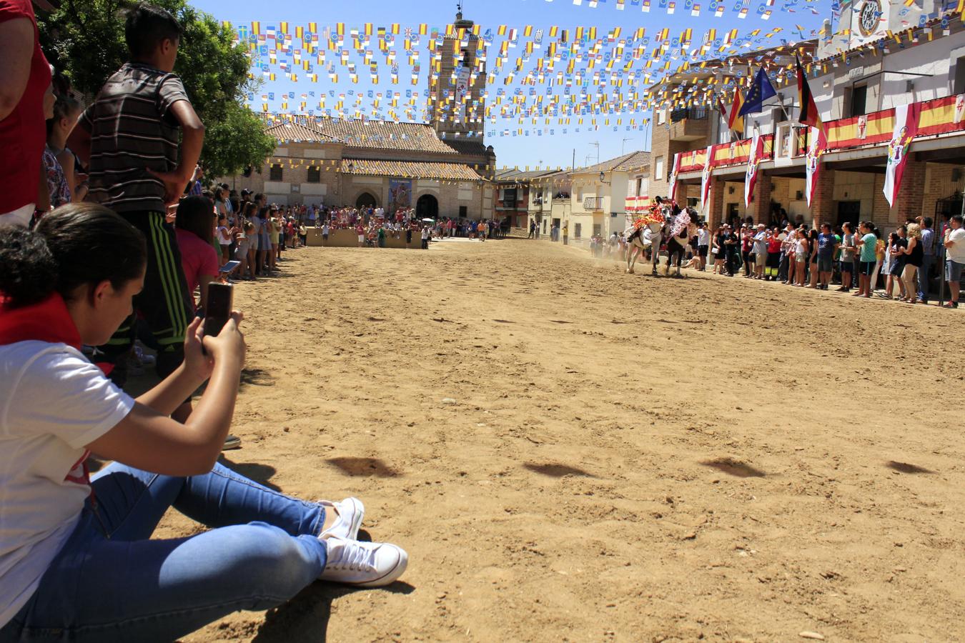 Las imágenes de las carreras de caballos enjaezados de Carpio de Tajo