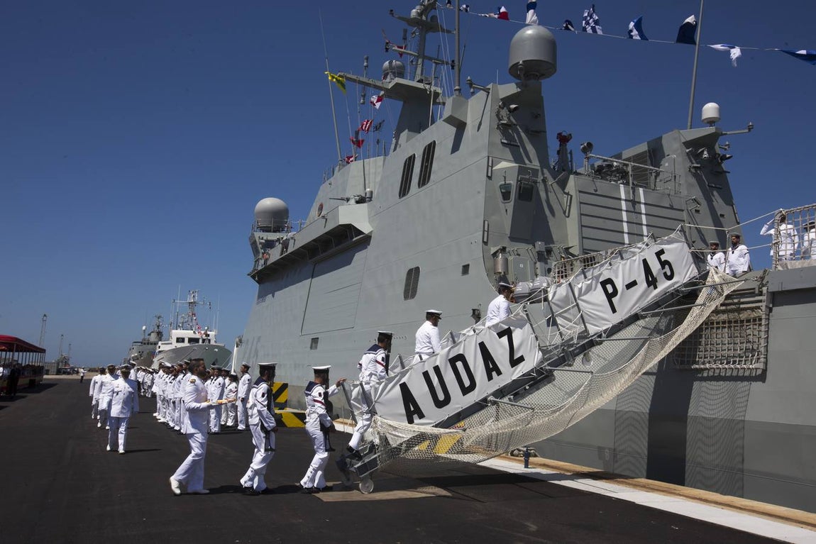 Navantia entrega el BAM &#039;Audaz&#039; a la Armada Española