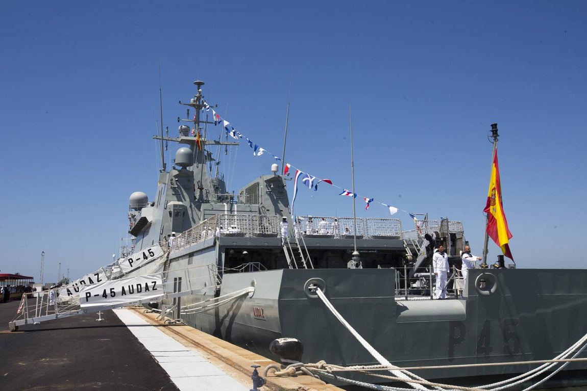 Navantia entrega el BAM &#039;Audaz&#039; a la Armada Española