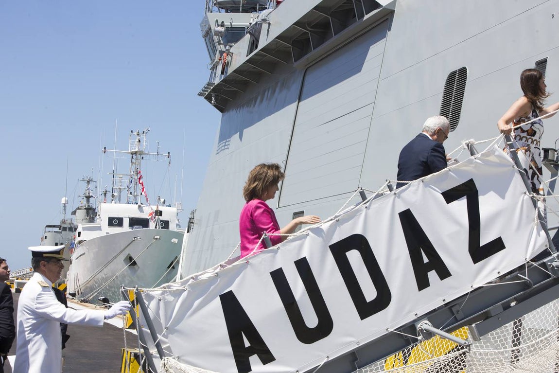 Navantia entrega el BAM &#039;Audaz&#039; a la Armada Española