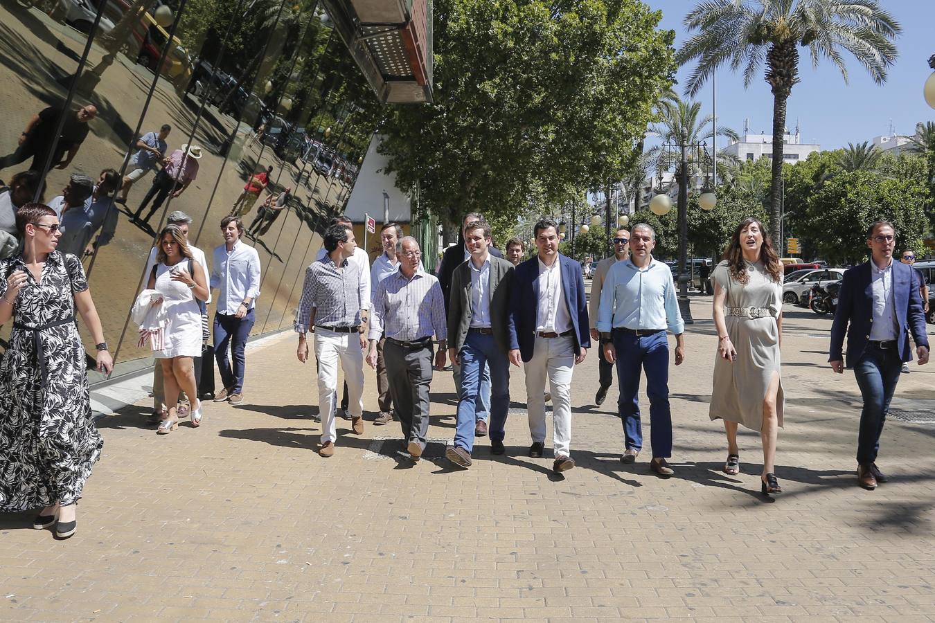 La primera visita de Pablo Casado a Andalucía, en imágenes