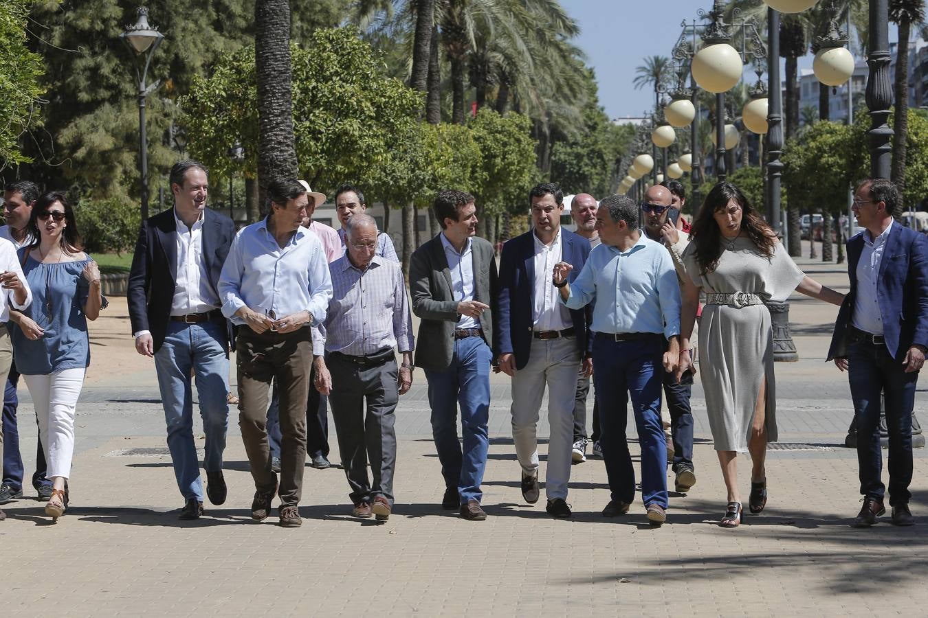 La primera visita de Pablo Casado a Andalucía, en imágenes