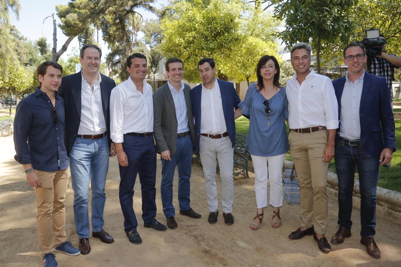 La primera visita de Pablo Casado a Andalucía, en imágenes