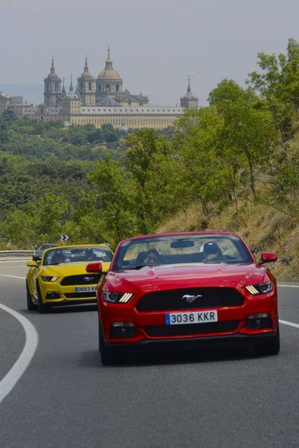 8. Caravana de Mustang Road por las carreteras de la Comunidad de Madrid, camino a San Lorenzo del Escorial