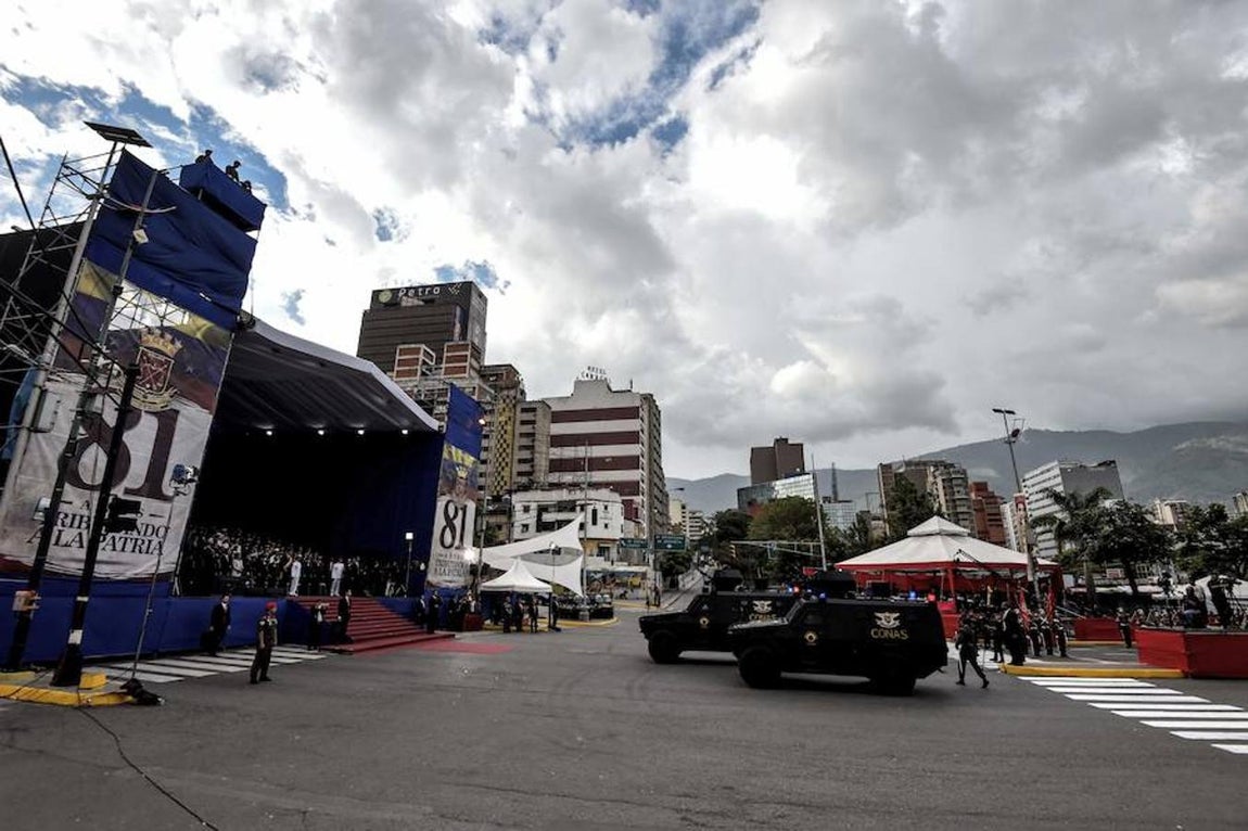 En imágenes: así ha sido el atentado contra Maduro