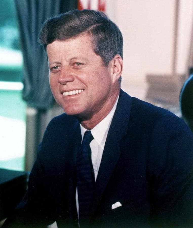 El presidente John F. Kennedy. 