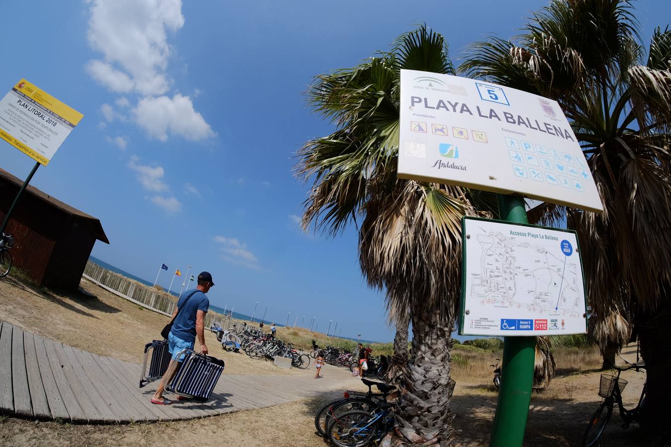 Una jornada de playa en Costa Ballena