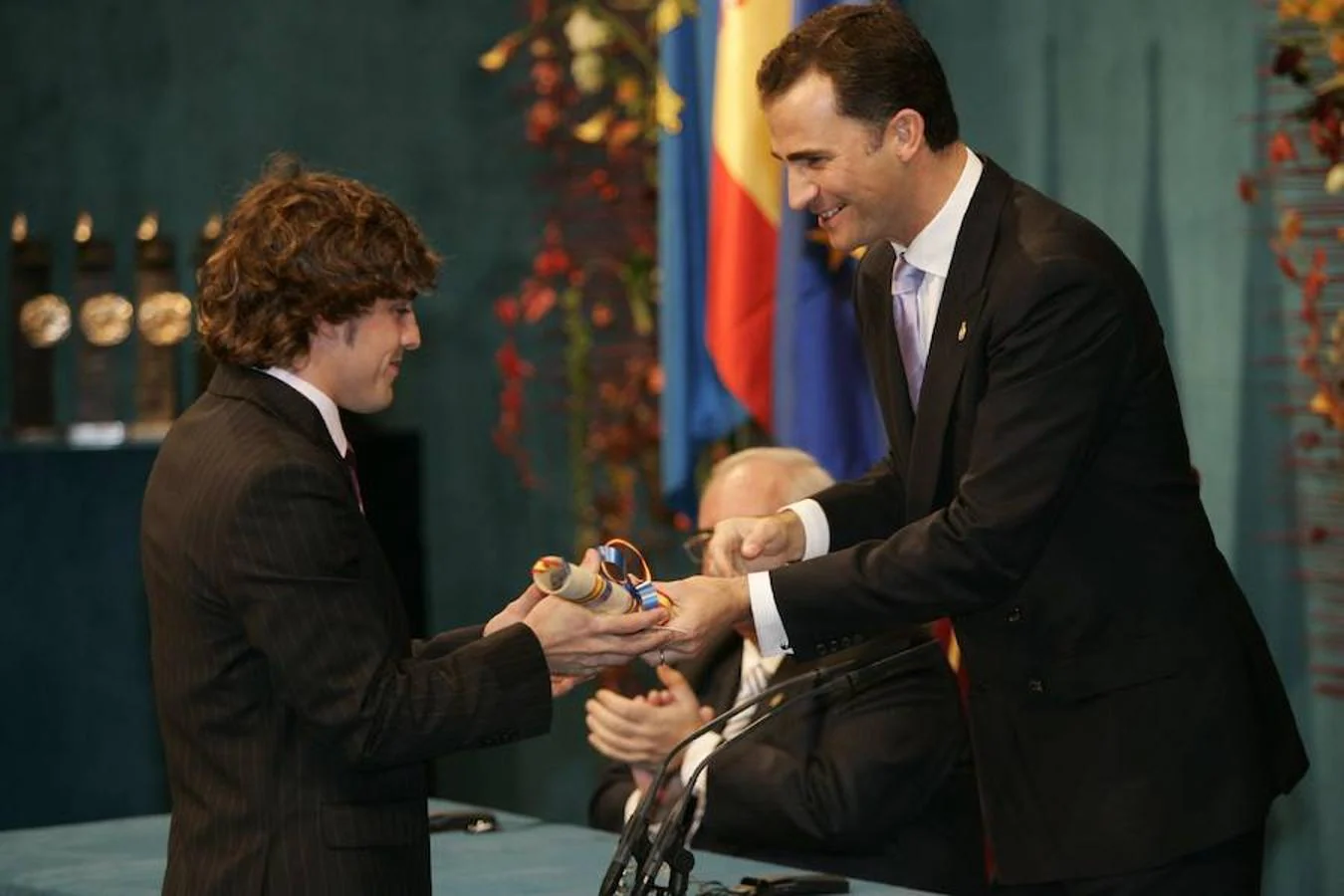 Alonso recibe el premio Príncipe de Asturias. 