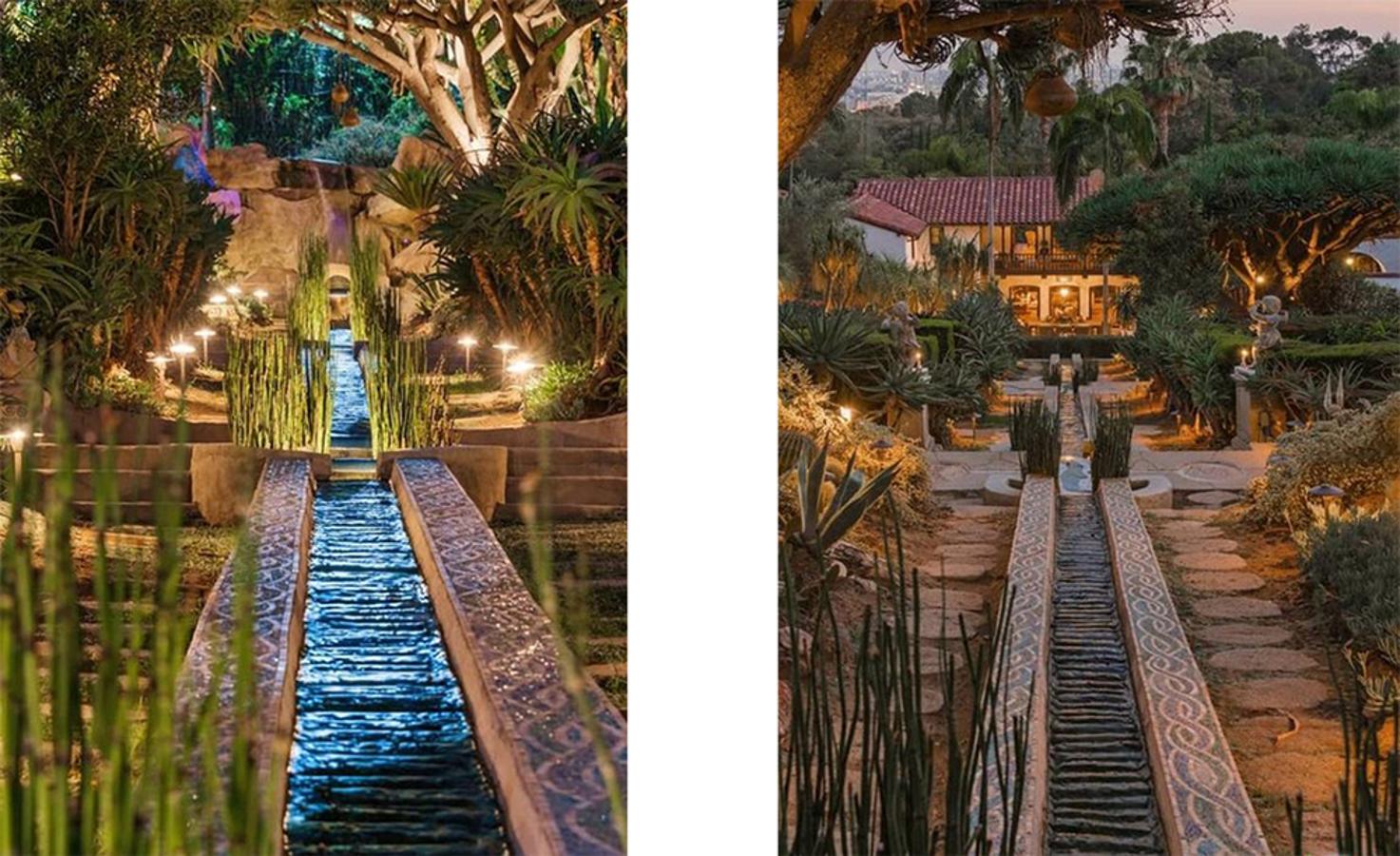 Jardin tropical. El inmenso jardín de plantas exíticas es uno de los mayores lujos de la casa