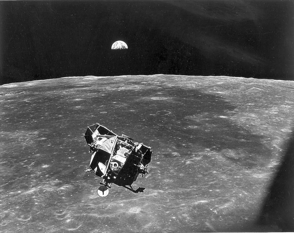 Apollo XI, modulo lunar donde se encontraba Armstrong. 