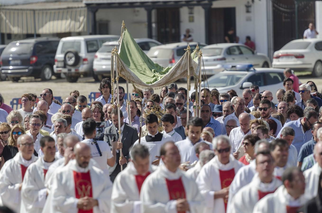 El Rocío Chico: un año más de agradecimiento a la Virgen