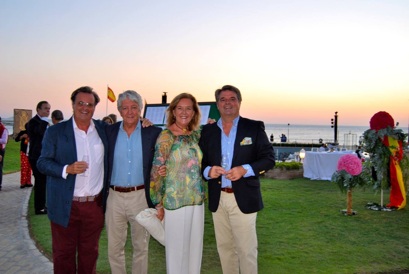 Alfonso Pérez Barbadillo, José María de la Cuadra, María Osborne y Emilio Valero