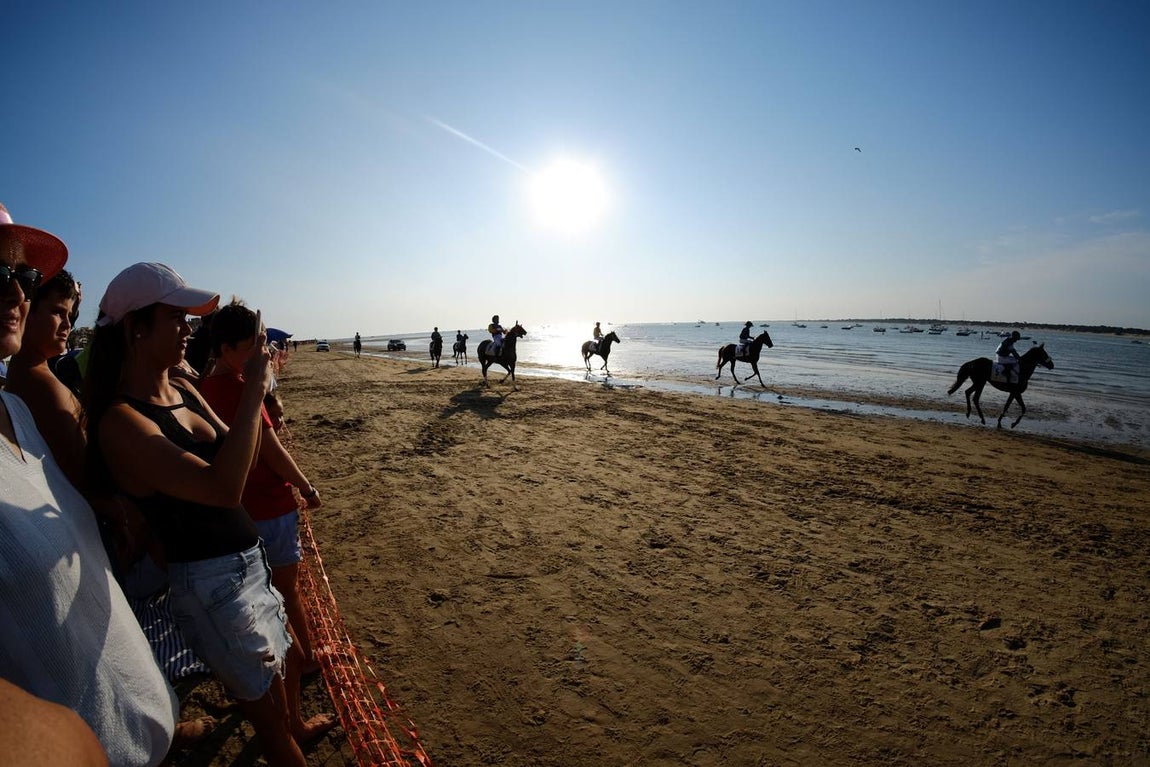 Los caballos vuelven a tomar la playa de Sanlúcar de Barrameda