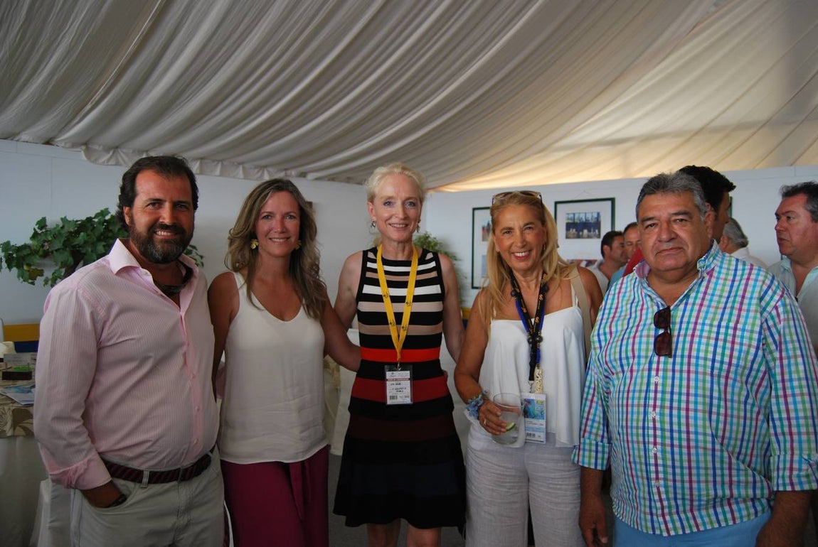 José Ignacio Enríquez, Esther Solís, Uta Geub (pintora alemana), Pilar Beite (pintora) y Carlos Tomasio. 