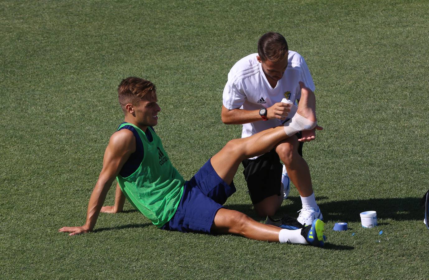 Las mejores imágenes del entrenamiento del Cádiz CF en El Rosal