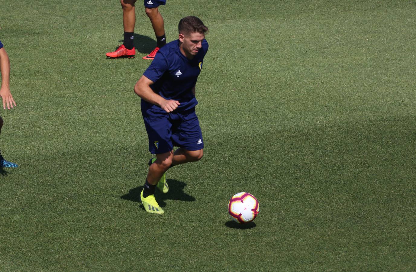 Las mejores imágenes del entrenamiento del Cádiz CF en El Rosal