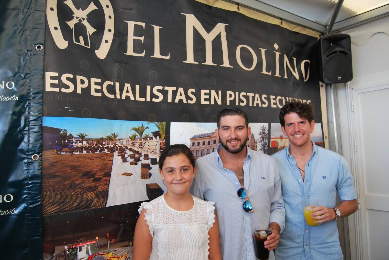 Elena Ortega, José Antonio Ortíz y Javier Martínez