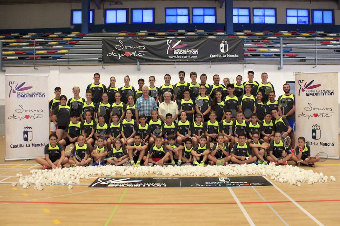 Gran éxito del campus de bádminton en Toledo