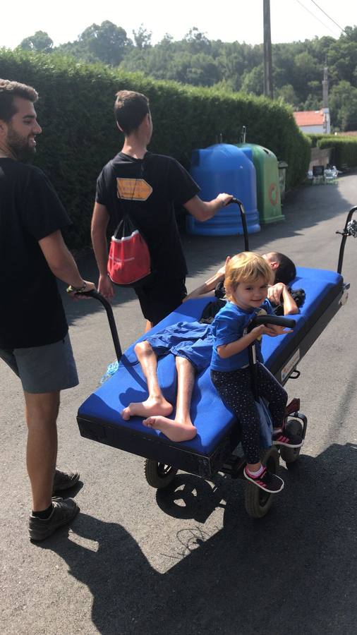 El Desafío Fernando: un puertorrealeño con parálisis cerebral realiza el Camino de Santiago