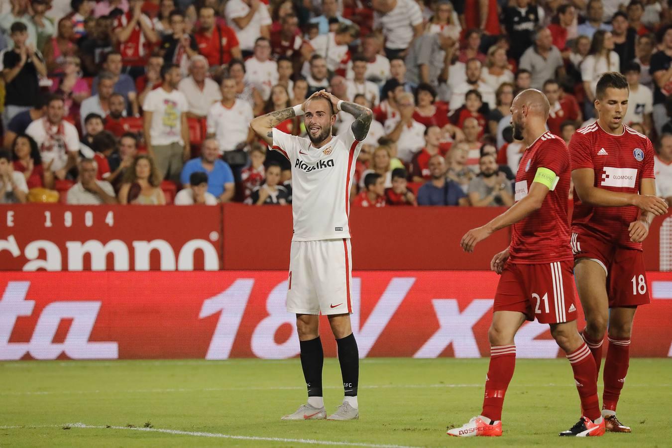 La victoria del Sevilla FC ante el Sigma Olomouc, en imágenes